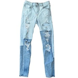 AMERICAN EAGLE OUTFITTERS SUPER STRETCH X HIGH RISE JEGGING